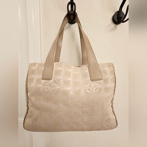 Chanel Travel Line Jacquard Tote